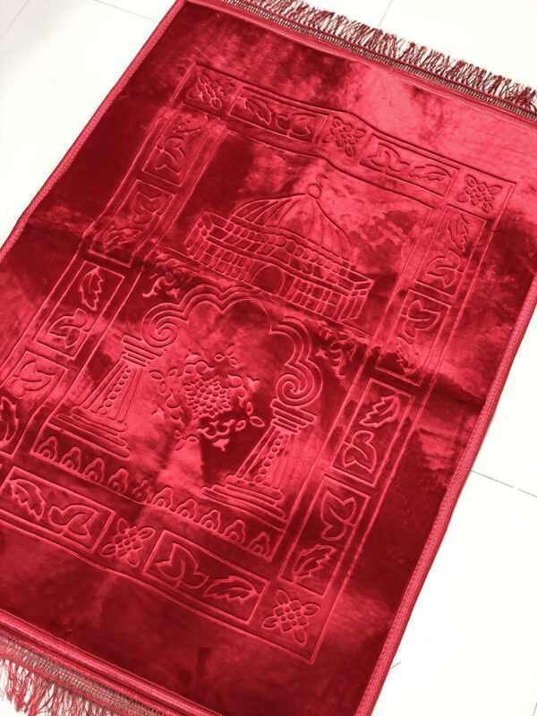 Luxury Prayer Mat - Red - Image 2