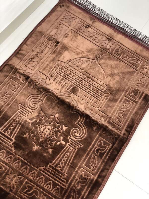 Luxury Prayer Mat - Dark brown