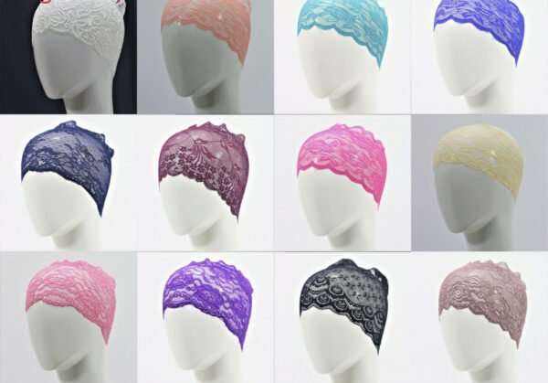Set of 12 Undercaps - Lace bands