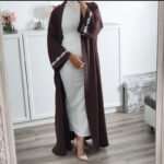 Embroidered Jacket with Hijab