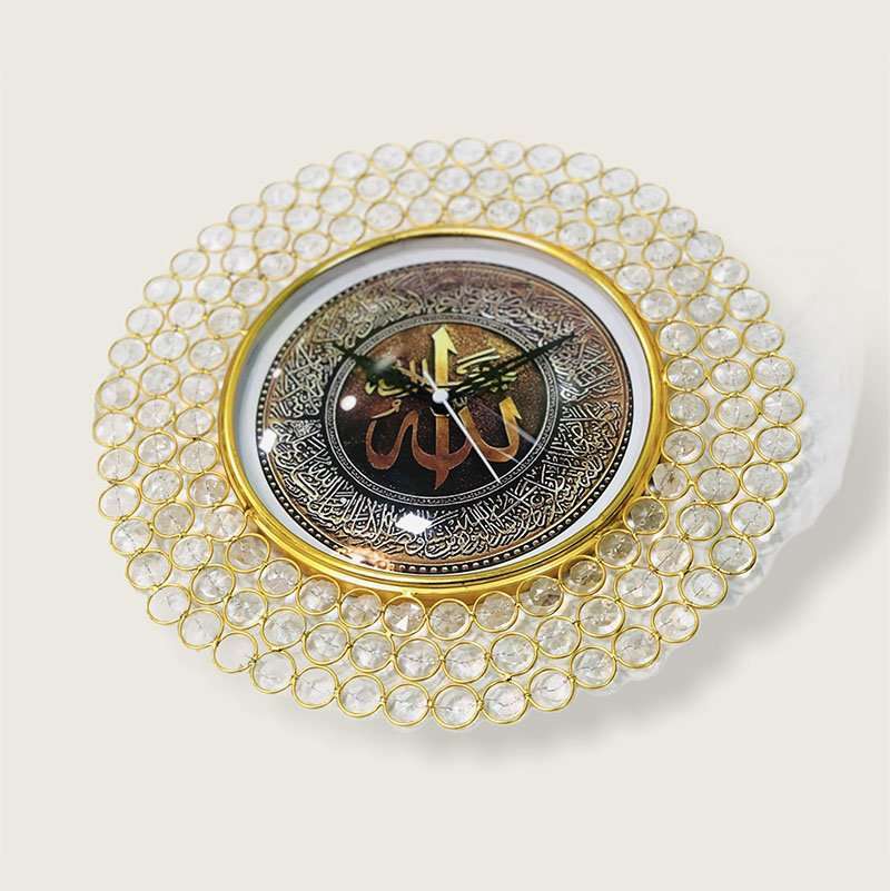 Rhinestone Islamic Clock – Type 1