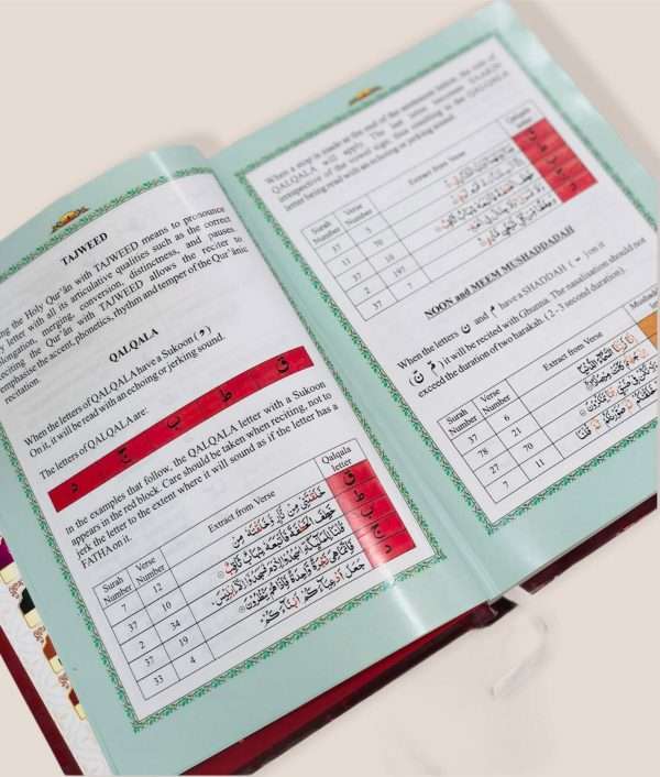 Quran with color coded English transliteration & Arabic text - Image 4