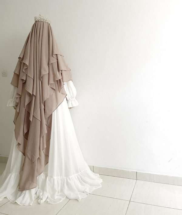 3-layered khimar - extra long