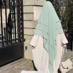 3- layered khimar – Georgette