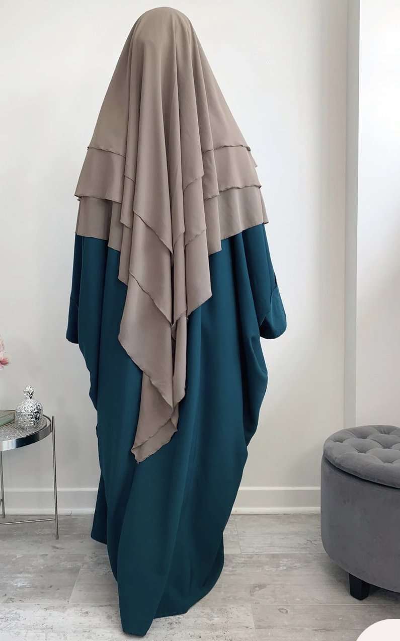 3-layered khimar – Georgette
