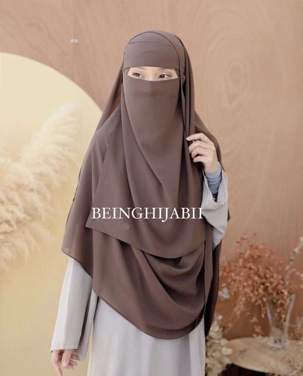Hijab with matching niqab - Image 2