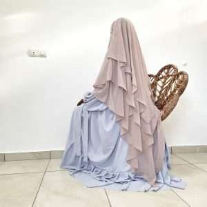 3-layered khimar - extra long