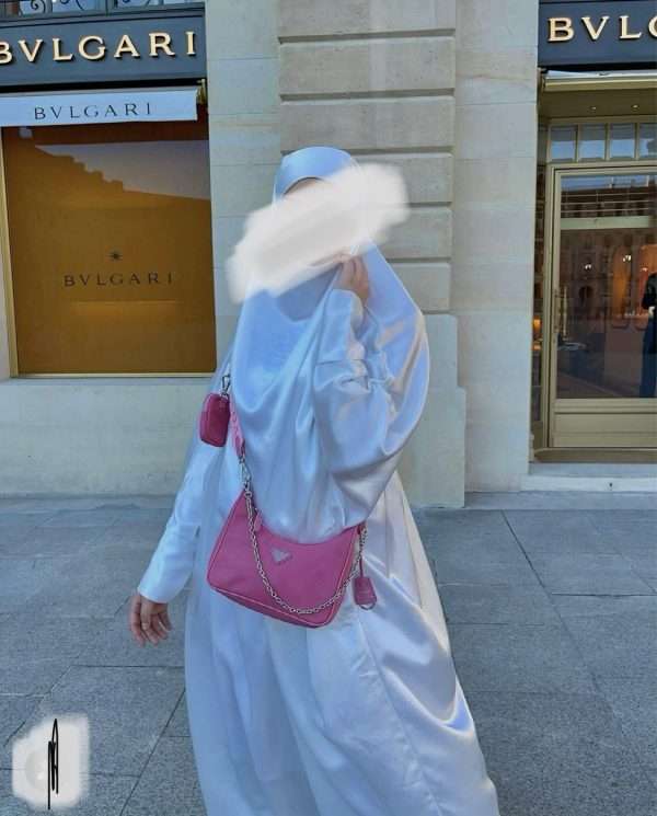 One piece jilbab- Premium satin - Image 4