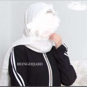 Sporty black abaya