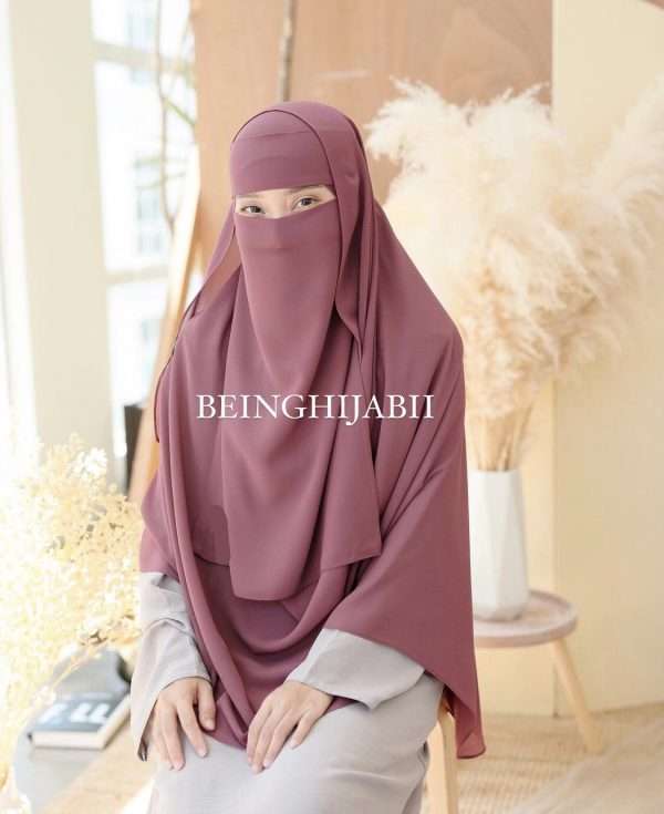 Hijab with matching niqab - Image 6