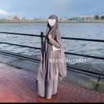 Jilbab & skirt set
