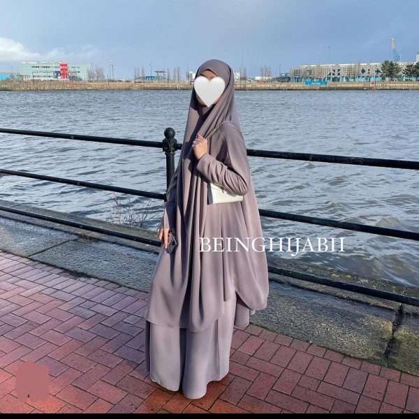 Jilbab & skirt set