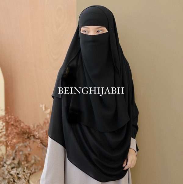 Hijab with matching niqab - Image 5
