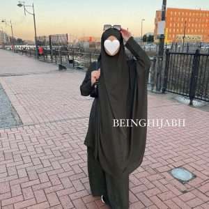 Jilbab & skirt set