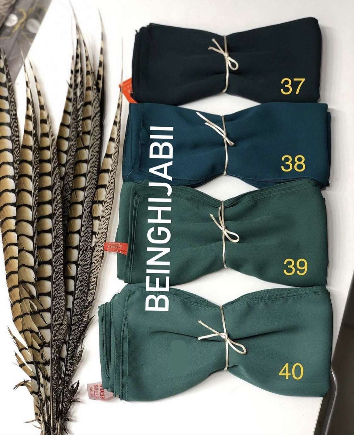 Georgette hijabs – extra large