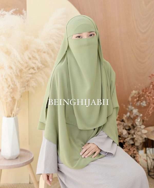 Hijab with matching niqab - Image 4