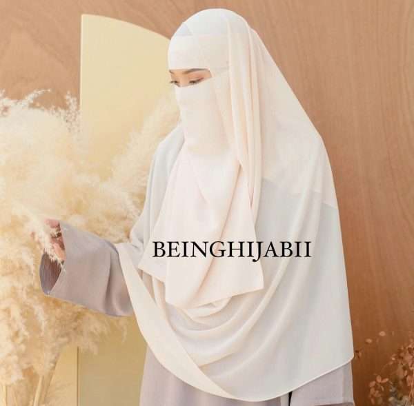 Hijab with matching niqab - Image 9