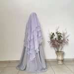3-layered khimar – Extra long