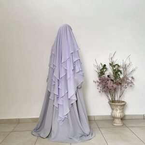 3-layered khimar - Extra long