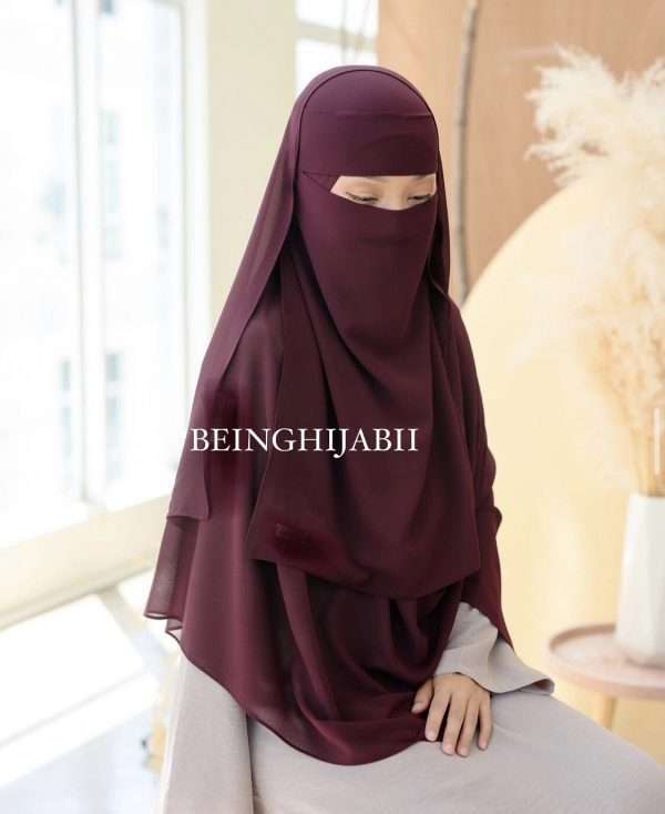 Hijab with matching niqab - Image 10