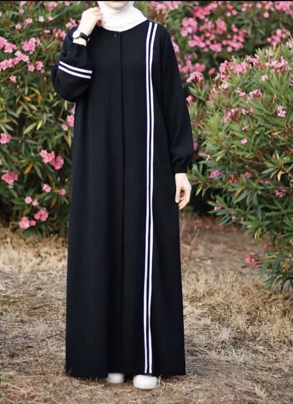 Black formal abaya - Image 2