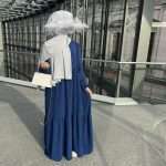 Layered abaya