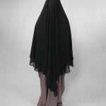 2- layered khimar – Georgette