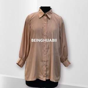 Short shirt - nude beige
