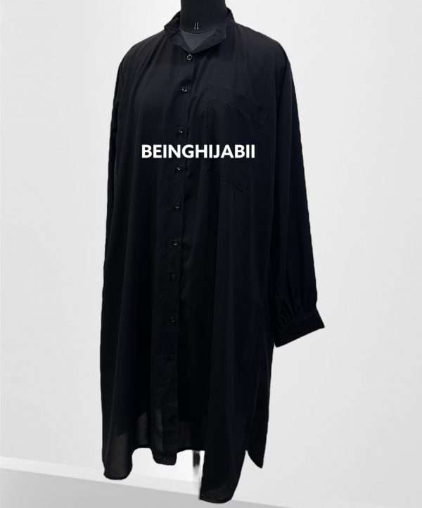 Long shirt - black