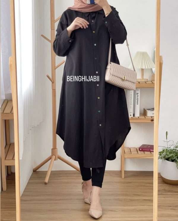 Long shirt - Black