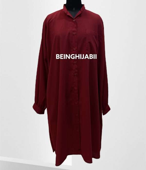 Long shirt - maroon