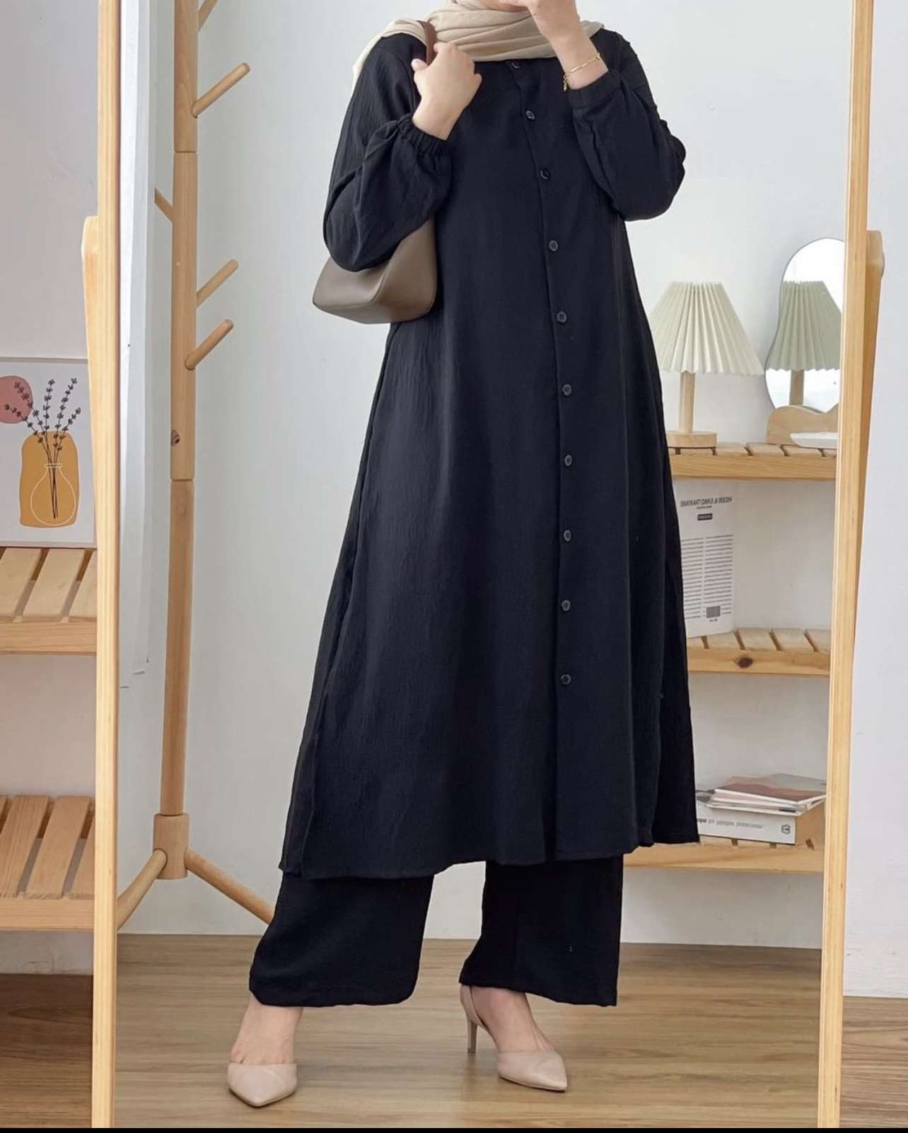 Modest co-ord – Black