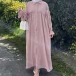 Shirt style abaya