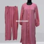 Modest co-ord – bubblegum pink