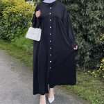 Shirt style abaya