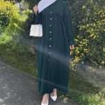 Shirt style abaya