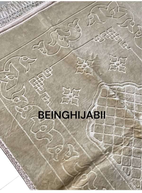 Luxury prayer mat - Creme - Image 2