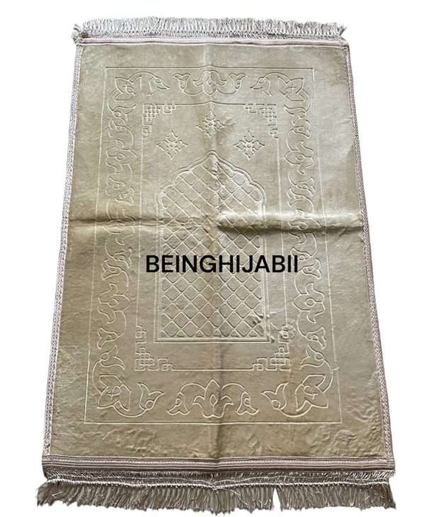 Luxury prayer mat - Creme