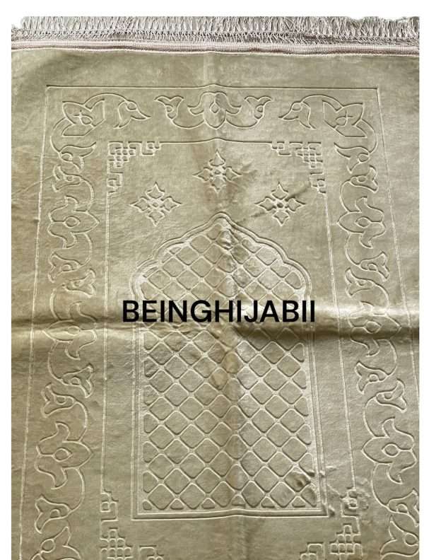 Luxury prayer mat - Creme - Image 5