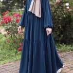 Layered abaya