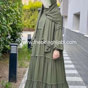 Layered abaya