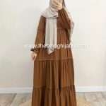 Layered abaya