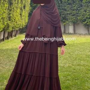 Layered abaya