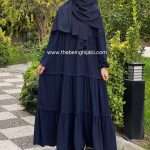 Layered abaya