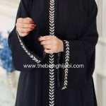 Embroidered abaya