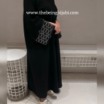 Embroidered abaya