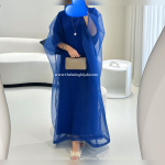 Organza cape abaya