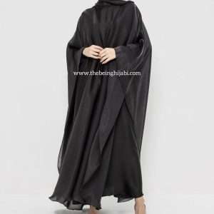 Glass silk abaya