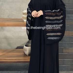 Embroidered abaya
