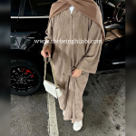 Corduroy abaya